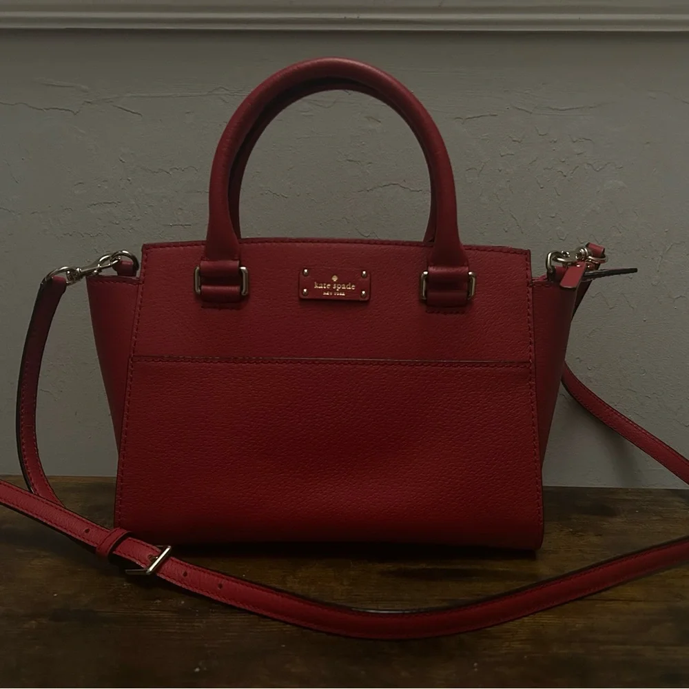 Kate Spade Cherry Red Satchel - Picture 2 of 4